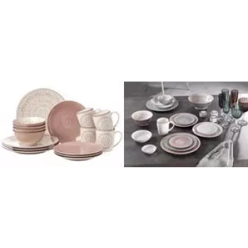 Juego de vajilla ritzenhoff & breker Valencia — 16 piezas de porcelana, apto para lavavajillas