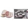 Juego de vajilla ritzenhoff & breker Valencia — 16 piezas de porcelana, apto para lavavajillas