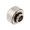 Set de conectores para tubo rígido OPTIMUS OP-FIT-HARD-12MM-NICKEL-6PACK — 12 mm, 6 piezas con herramienta de montaje, níquel satinado