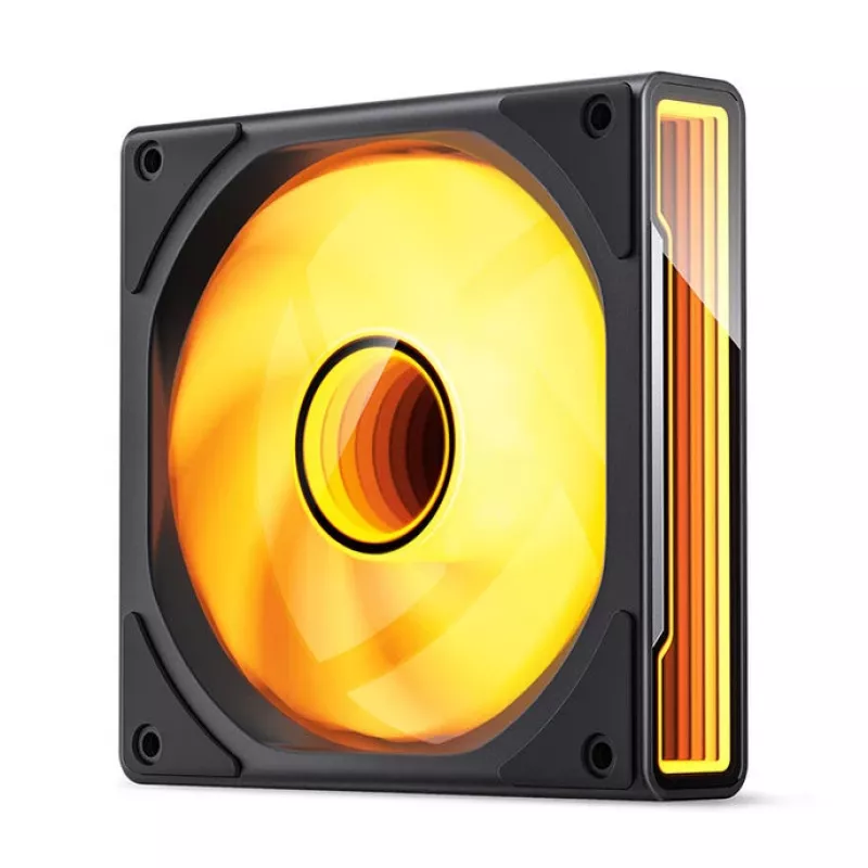 Ventilador de caja 120mm Jonsbo ZK-120B Reverse ARGB negro — 120mm, ARGB, rotación inversa