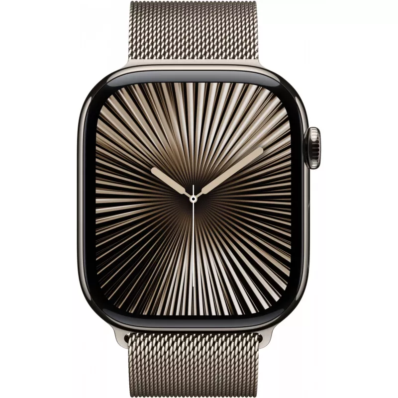 Apple Watch 10 46mm GPS+4G titanio Milanesa M/L natural/natural