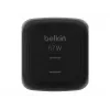 Cargador rápido AC de interior Belkin WCH020kqBK, 2× USB-C, compatibilidad universal, protección eléctrica, negro