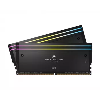 DIMM 48 GB DDR5-7200 (2x 24 GB) Dual-Kit, memoria negra, CMP48GX5M2X7200C36, Dominator Titanium, INTEL XMP