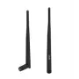 Antena de red TELTONIKA PR1URF51, 5 dBi, 2,4–2,4835 GHz, conector macho RP‑SMA, 50 Ω, polarización lineal, 195 mm, negra