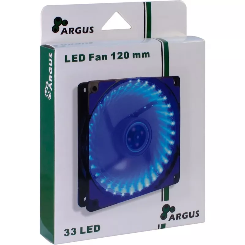 Ventilador de carcasa INTER-TECH Argus L-12025 120mm LED azul