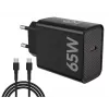 Cargador rápido PD65W USB-C para portátiles, smartphones
