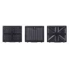 Ravanson OP-7050 Sandwichera 3 en 1, 1200 W, Negro/Plata