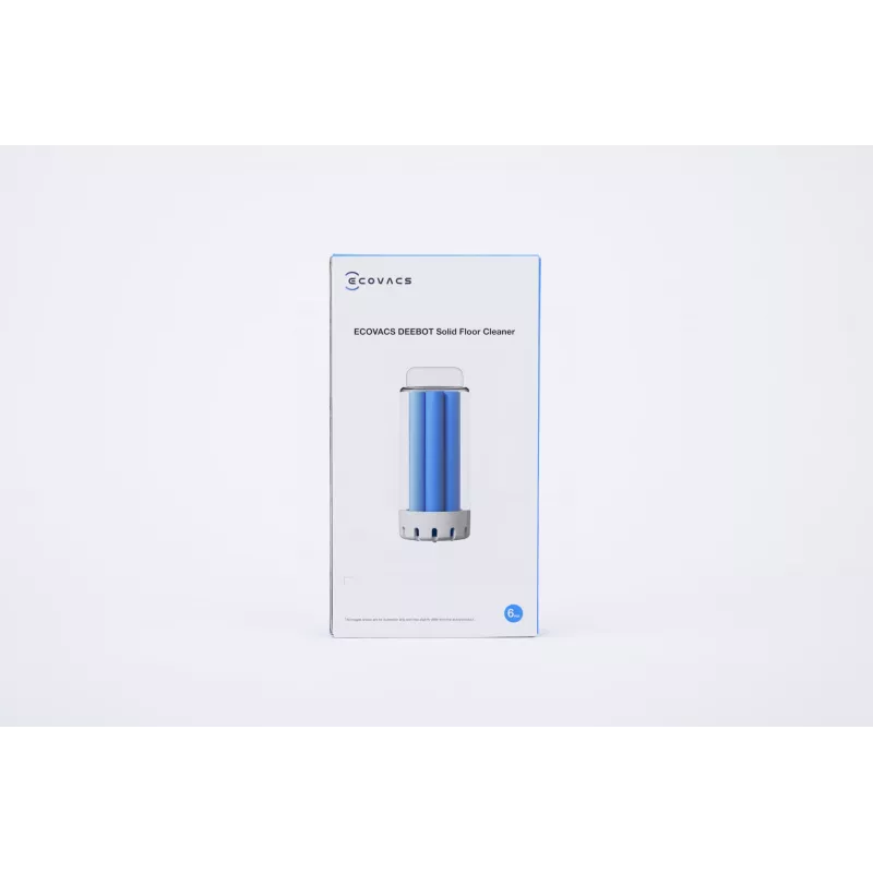 Almohadillas de limpieza de repuesto para suelos duros para Ecovacs DEEBOT N30 PRO OMNI — pack de 6 — azul/blanco