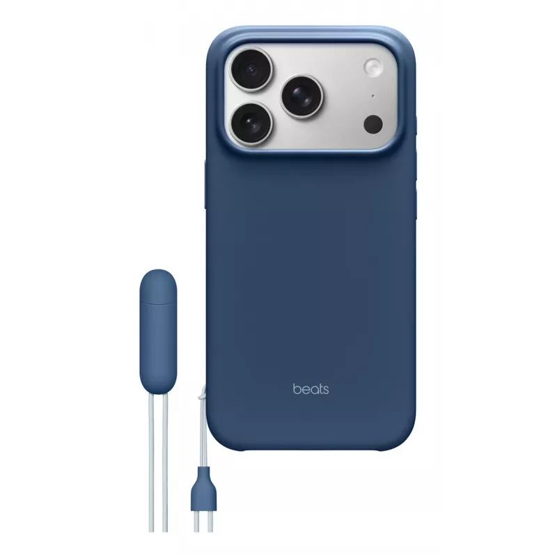 Apple Beats Kickstand Case funda para iPhone 17 Pro con MagSafe y control de cámara, Bedrock Blue (MGTP4LL/A)