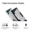 Teclado mecánico Keychron Q6H-M1 inalámbrico RGB Carbon negro