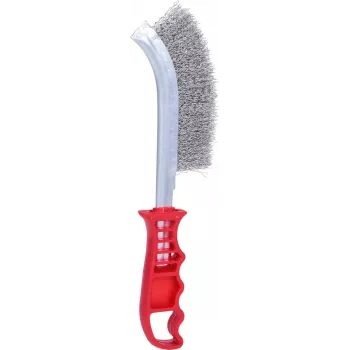 Cepillo de alambre KS Tools 201.2300, 250 mm, cerdas de acero, de mano