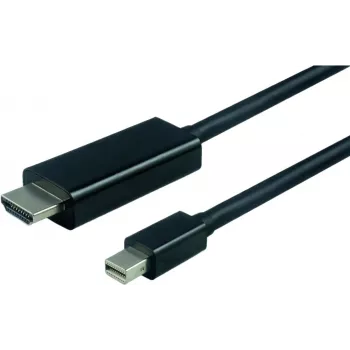 VALUE - Cable de vídeo - DisplayPort / HDMI - Mini DisplayPort (M) a HDMI (M) - 1 m - Apantallado - Negro (11.99.5795)