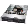 Supermicro SuperChassis 825TQC-R802WB Caja para servidor rack 2U, 800 W, negro