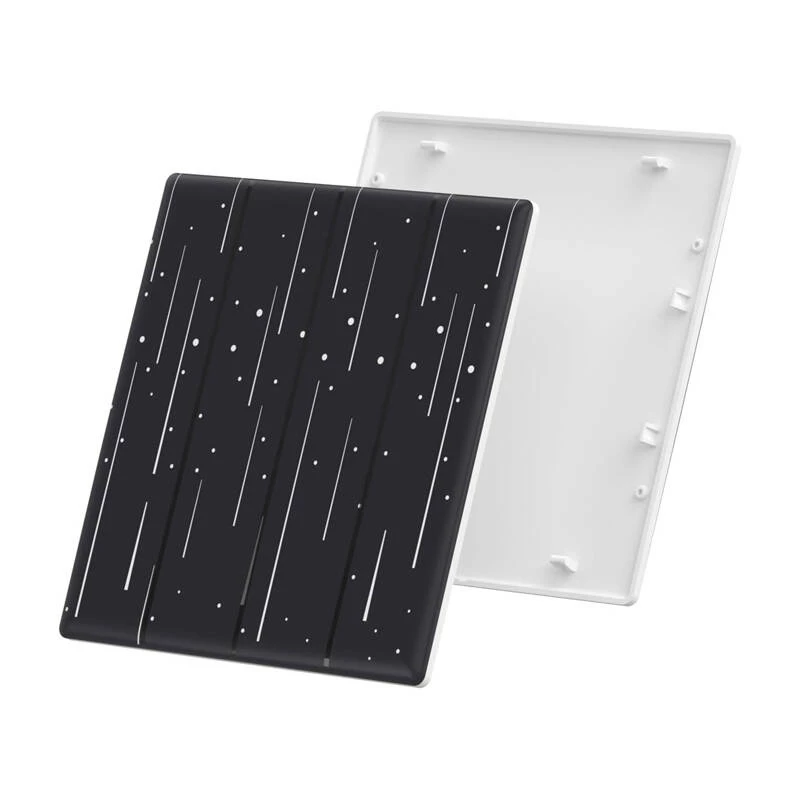 Cubierta decorativa Sonoff T5-4C-86-star para interruptor táctil — modelo T5-4C-86-star, placa de pared para montaje de 86×86 mm