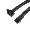 SilverStone SST-PP14-90 cable 12VHPWR, 90 grados, 650 mm, negro