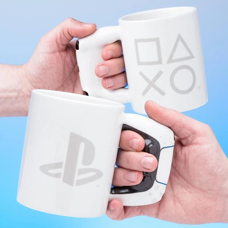Taza Paladone PlayStation Shaped PS5 blanca 0,48 L unidad