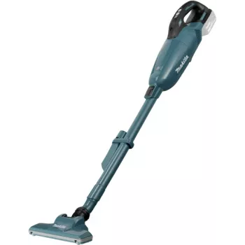Aspirador de escoba/escoba eléctrica 2 en 1 Makita DCL284FZ batería en seco tela sin bolsa negro, turquesa