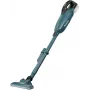 Aspirador de escoba/escoba eléctrica 2 en 1 Makita DCL284FZ batería en seco tela sin bolsa negro, turquesa
