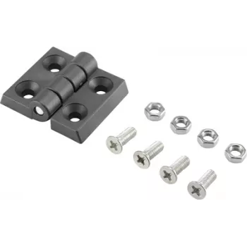 Basetech Bisagra de plástico 53x44x8mm 53 mm 1 unidad (BT-1697226)
