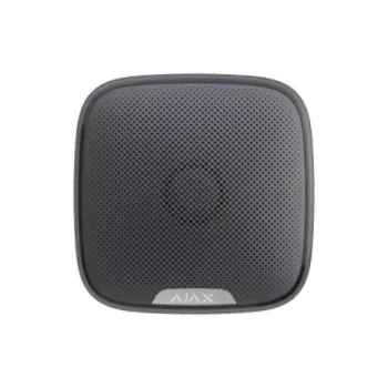 Sirena exterior inalámbrica Ajax StreetSiren negra – sirena exterior, dispositivo de alarma inalámbrico, negro