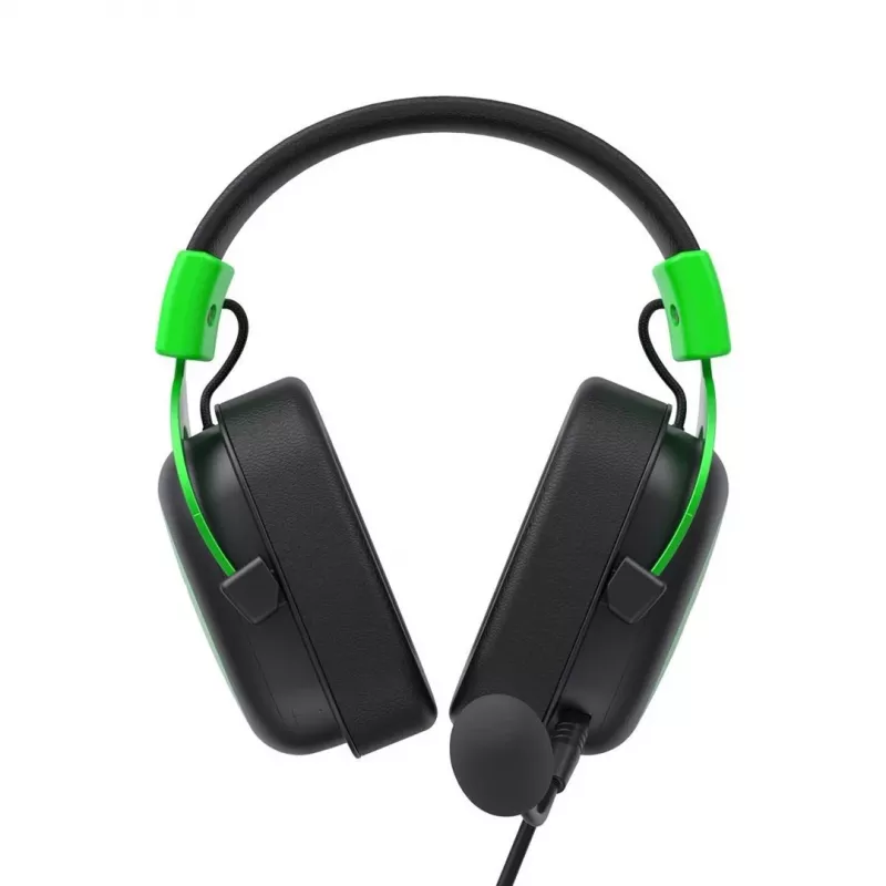 Auriculares con cable Havit H2002d con diadema gaming negros, verdes