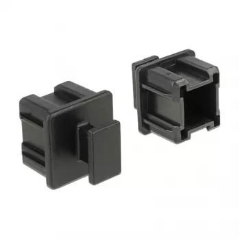 Seguro para enchufe DeLOCK 64012 negro 10 uds. polipropileno