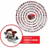 Einhell TE-CS 18/165-1 Li - Solo 16,5 cm negro, rojo, plata 4200 rpm