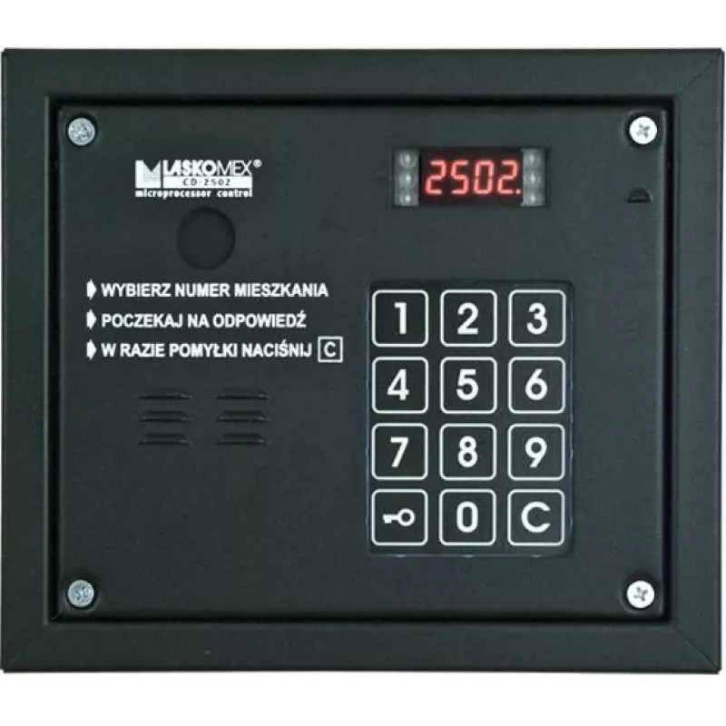 Portero automático de audio Laskomex CP-2503R negro con lector de llave RFID