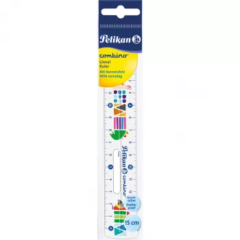 Regla Pelikan 811224 150 mm plástico multicolor