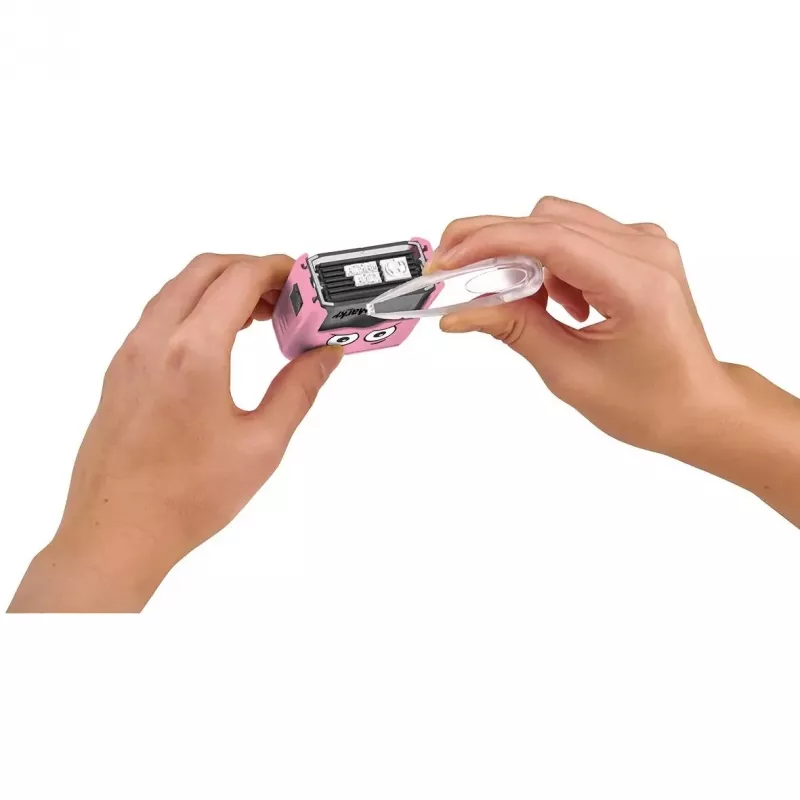 Colop Marky Sello rectangular rosa para papel y textil