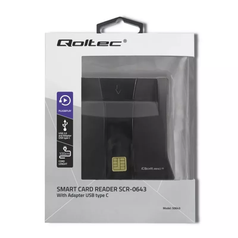 Lector RFID Qoltec 50643