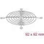 Rejilla para ventilador DeLOCK 67307 metal plata 89,8 mm