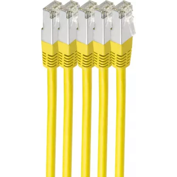Cable de red shiverpeaks BS75711-H0.25Y-SET5 amarillo 0,25 m Cat6 S/FTP (S-STP) (BS75711-H0.25Y-SET5)