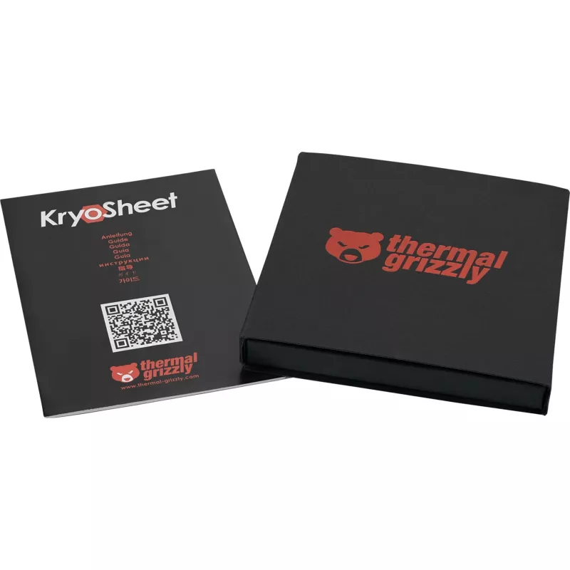 Almohadilla térmica Thermal Grizzly KryoSheet 68×51 mm antracita, 1 g
