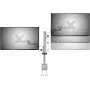 Soporte de monitor SpeaKa Professional SP-5986112 – soporte ajustable de 2 brazos para pantallas de 13-27