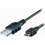 Cable USB e+p TL 592 1m Micro-USB B USB A negro