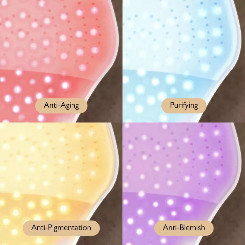 Mascarilla LED de mano silk'n HLM1PE1001 para rejuvenecimiento e hidratación de la piel