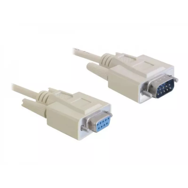 Cable serie DeLOCK Sub-D9 84016 5 m beige