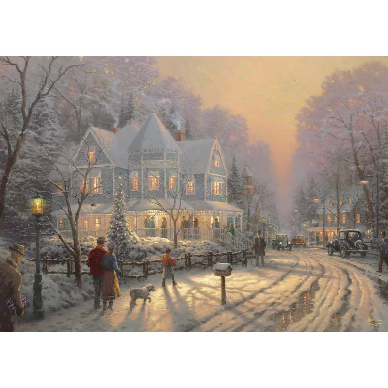 Thomas Kinkade Studios: Feierliche Weihnachtstage, puzzle 1000 piezas