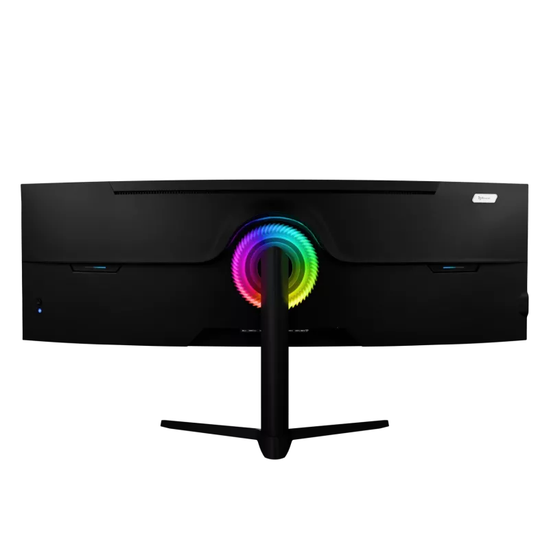 Monitor LED curvo 49 pulgadas Arozzi Nova — 5120 x 1440 Dual QHD, panel VA, 4 ms, hub USB, VESA