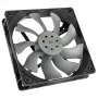 Ventilador Akasa OTTO SF12 Ventilador de caja de ordenador 12 cm Negro Gris