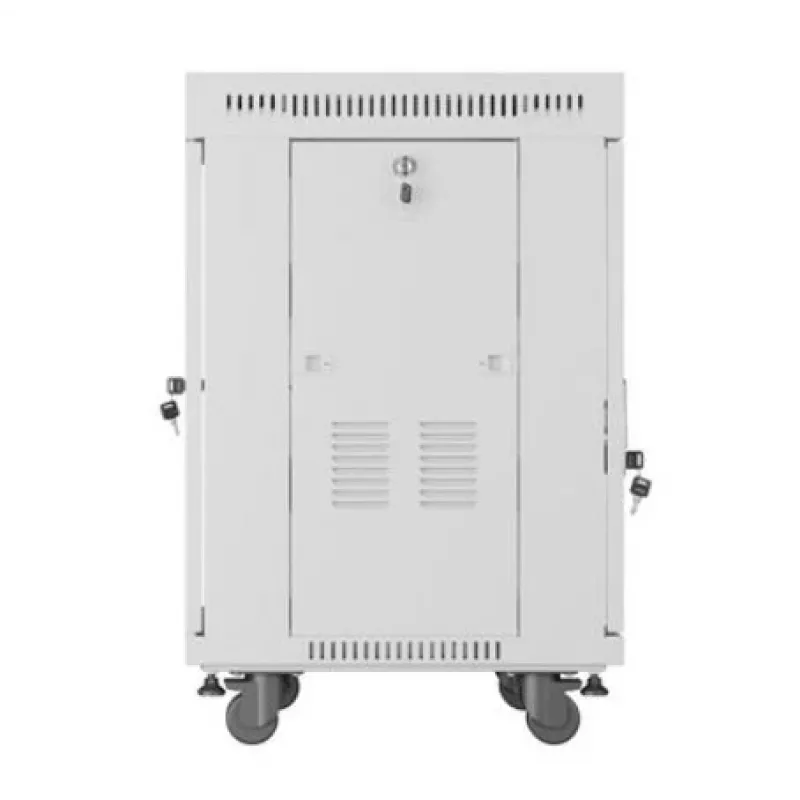 Armario rack Lanberg FF01-6615-12SL 15U rack independiente Gris