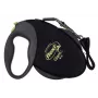 flexi Giant L correa extensible para perros, cinta de 8 m, negro/amarillo