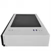Caja de PC Thermaltake H200 TG Snow RGB semitorre blanca
