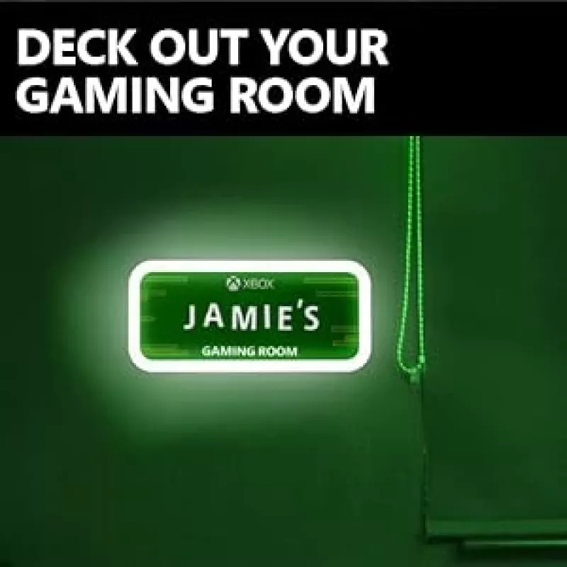 Lámpara de mesa Paladone Light up Room Sign PP11615XBV2 diseño Xbox
