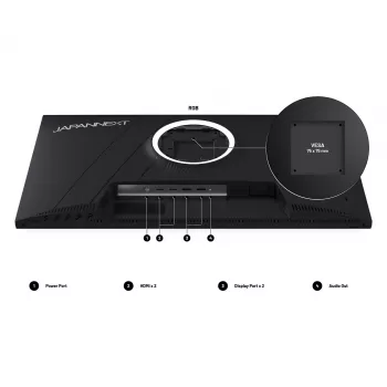 JAPANNEXT JN-I270WQHD300F-HSP pantalla de ordenador 68,6 cm (27 inch) 2560 x 1440 píxeles Wide Quad HD LED gris