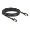 Cable de red DeLOCK RJ45 Cat.6A conector macho a conector macho S/FTP 5 m negro