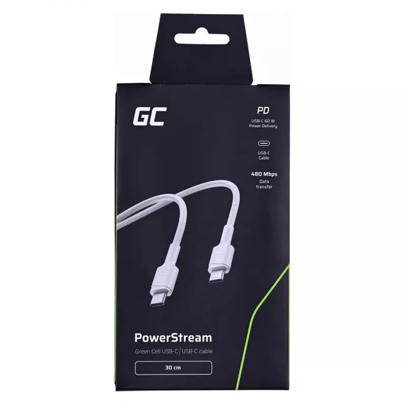 Greencell KABGC31W cable USB blanco