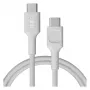 Cable USB-C-USB-C PowerStream 100W trenzado 1,2m blanco