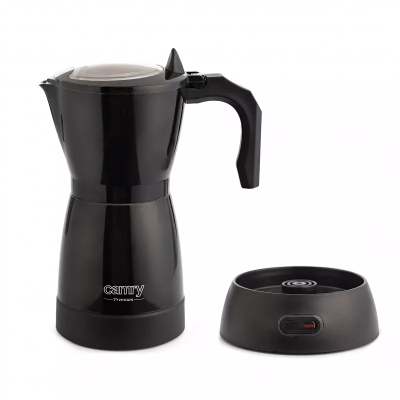 Cafetera eléctrica de moka Camry CR 4415b 0,5 L, 480 W, negra